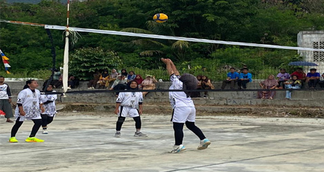 PT Karimun Granite Gelar Turnamen Bola Voli Putri Meriahkan HUT ke-80 RI