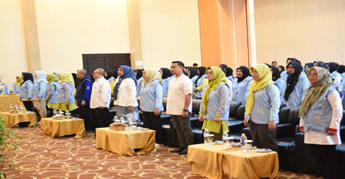 Dorong Peningkatan Kualitas Kesehatan, Dewi Ansar Buka Workshop Kader Posyandu Bintan