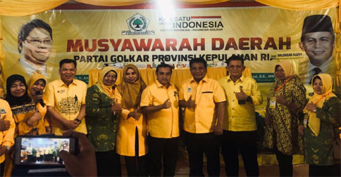 Akhmad Maruf Terpilih Secara Aklamasi Jadi Ketua DPD I Golkar Kepri