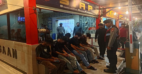 Main Biliar Hingga Larut Malam, 10 Anak di Bawah Umur Diamankan Polres Karimun