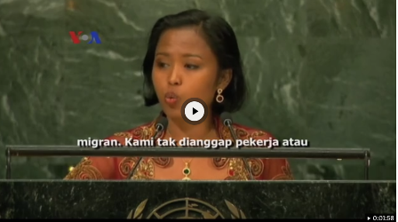 Panggung untuk Eni Lestari, Pejuang Buruh Migran di Forum PBB