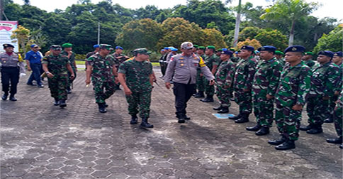 Sambut Lebaran, Polres Natuna Gelar Apel Operasi Ketupat 2019.