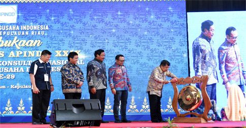 Hadiri Rakerkonas Apindo di Batam, Nurdin: Pengusaha Harus Ikuti Perkembangan Teknologi