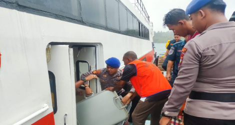 Polres Lingga Perketat Pengamanan Pelabuhan Antisipasi Lonjakan Arus Balik Lebaran