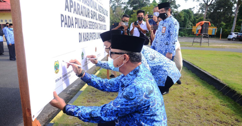 Pemkab Lingga Deklarasikan Gerakan Netralitas ASN di Pilkada 2020