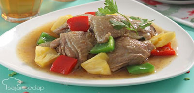 Resep Ayam Tumis Nanas Kemangi, Bisa Bikin Ketagihan