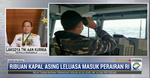 Aman dan Terkendali, Bakamla Minta Nelayan Tak Khawatir Situasi di Laut Natuna Utara