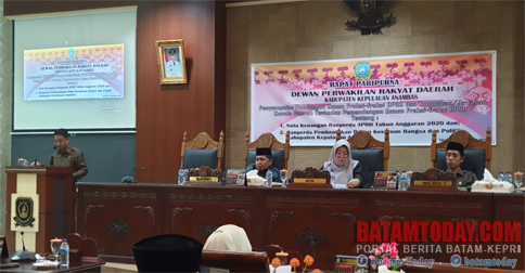 Lima Fraksi DPRD Anambas Setujui Ranperda Pembentukan Bakesbangpol