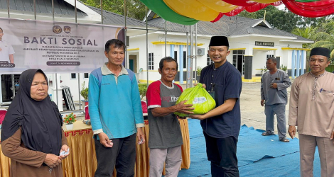 Peringati Hari Bhakti Kemenimipas 2025, Imigrasi Tanjunguban Gelar Bakti Sosial di Desa Kuala Sempang