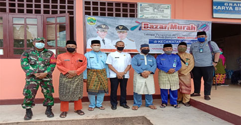 Pemkab Lingga Buka Bazar Sembako Murah untuk Ringankan Beban Ekonomi Warga