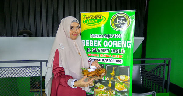 Buka Cabang Kedua, RM Bebek Goreng H Slamet Sasar Pelanggan Batam Center