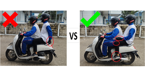Amankah Memegang Behel atau Handle Belakang Motor Saat Berkendara?