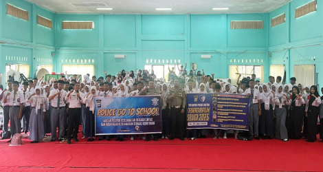 Polres Bintan Edukasi Pelajar Soal Tertib Lalu Lintas, Dukung Operasi Patuh Seligi 2025