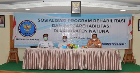 Pemkab Natuna bersama BNN Kepri Komit Berantas Penyalahgunaan dan Peredaran Gelap Narkoba