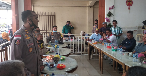Pererat Silahturahmi, Kapolres Lingga Ngopi Bareng Wartawan