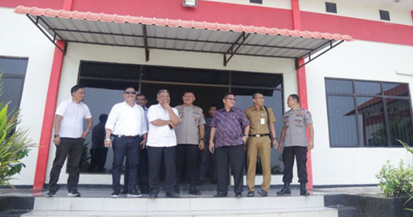 Komisi III DPRD Kepri Tinjau Proyek Sarpras Mako Brimob yang Didanai APBD 2018