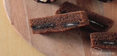 Resep Akhir Pekan, Red Velvet Oreo Brownies