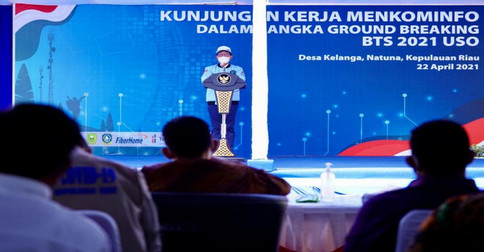 Kominfo Kebut Pembangunan BTS di Kepulauan Terluar, Sinyal 4G Siap Jangkau Natuna