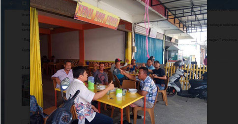 Ragam Bubur Khas Lingga Tersedia di 'Kedai Kopi Lingga' Tanjunguban