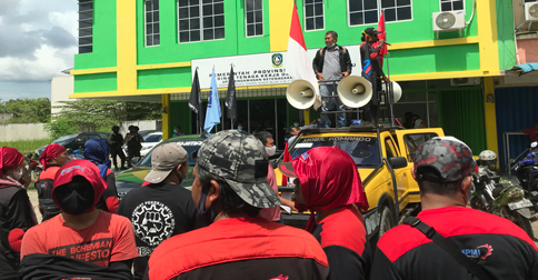 SK Gubernur Kepri Terkait UMP 2021 Dinilai Cacat, Buruh di Batam Lakukan Perlawanan