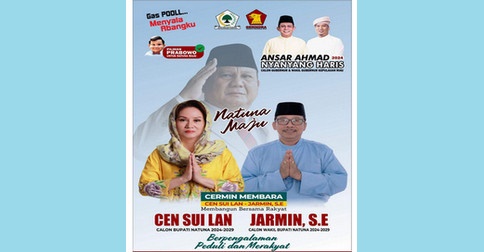 Cen Sui Lan-Jarmin Sidik Menangi Pilkada Natuna 2024 Berdasarkan Real Cout KPU dan Quick Count Tim Cermin