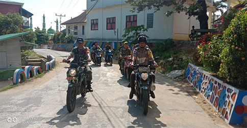 Koramil 06/Serasan Gelar Patroli Cipkon Bersama Polsek Serasan