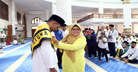 Ngesti Lepas 117 Orang JCH Natuna, Doakan Jadi Haji Mabrur
