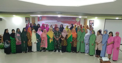 Dandim Natuna Paparkan Materi Radikalisme pada Emak-emak