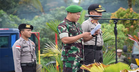 Dandim 0318/Natuna Pimpim Apel Konsolidasi Operasi Ketupat Seligi 2019