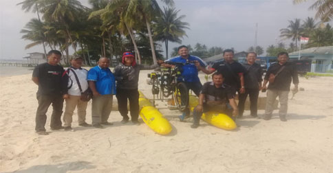 Dukung Sektor Pariwisata, Danlanud RSA Natuna Bangun Driving Range Golf