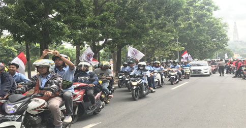 Hari Ini, Ribuan Buruh Batam Demo Tolak RUU Omnibus Law