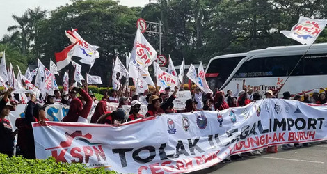 Buruh Gelar Demo Besar-besaran Hari Ini, Tolak Praktik Impor Ilegal yang Rugikan Industri Nasional