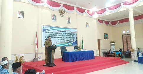 Wan Siswandi Buka Pelatihan Dasar 40 CPNS Pemkab Natuna