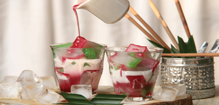 Segernya Garnish Manis Es Selendang Mayang untuk Buka Puasa