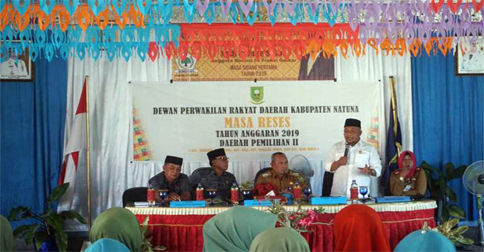 Reses di Natuna, Hadi Candra Janji Perjuangkan Aspirasi Warga di DPRD Kepri