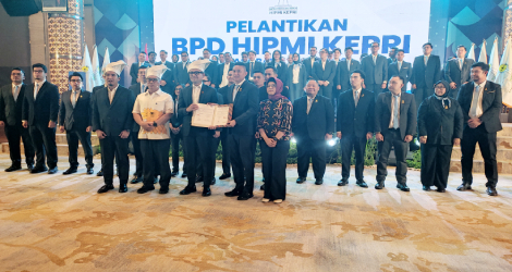 Louis Loi Janji 700 Anggota HIPMI Kepri Jadi Agen Perubahan untuk Majukan Ekonomi Daerah