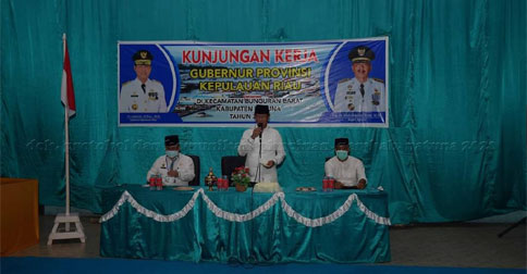 Kunker di Natuna, Isdianto Dukung Pembentukan Provinsi Khusus