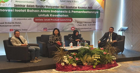 Indonesia Siap Jadi Produsen Obat Bahan Alam Berbasis Isolat Terkemuka Dunia