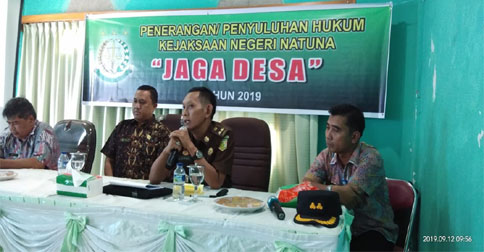 Kejari Natuna Kawal Penyaluran Dana Desa Melalui Program 'Jaga Desa'