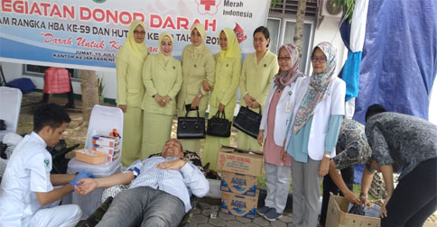 Peringatan HUT Adhyaksa ke-59, Kejari Natuna Gelar Kegiatan Sosial dan Olahraga