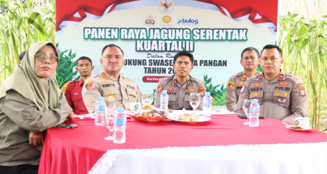 Polres Karimun Gelar Panen Raya Jagung Serentak, Dukung Swasembada Pangan 2025
