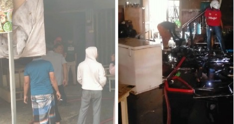 Kebakaran Ruko di Jalan Lembah Purnama Tanjungpinang, Dugaan Sementara Disebabkan Kebocoran Tabung Gas
