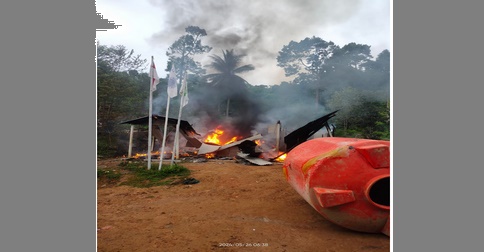 Polisi Masih Selidiki Penyebab Kebakaran Rumah Tunggu PT Kisna Jaya di Teluk Siantan Anambas