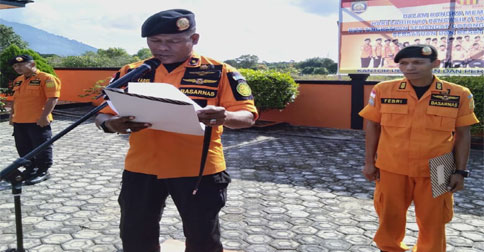 Gelar Upacara Hari Lahir Pancasila, Kepala Basarnas Natuna Bacakan Pidato BPIP-RI
