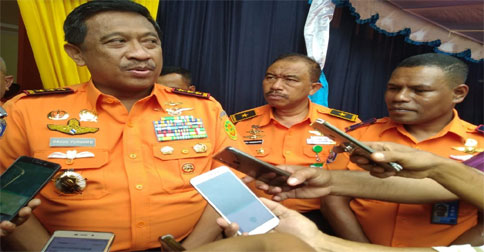 Kepala BNPP Tinjau Fasilitas dan Alat Utama Basarnas Kabupaten Natuna