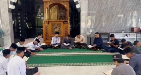 Polres Lingga Gelar Khataman Al-Qur'an dan Buka Puasa Bersama