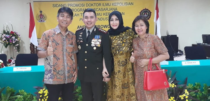 Konflik Jakmania dan Viking Hantar Kombes Pol Andry Wibowo Raih Gelar Doktor