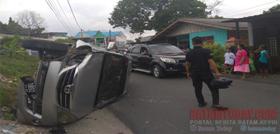 Lakalantas Avanza Vs Motor Honda di Seijang Tanjungpinang, Siswa SD Luka Parah
