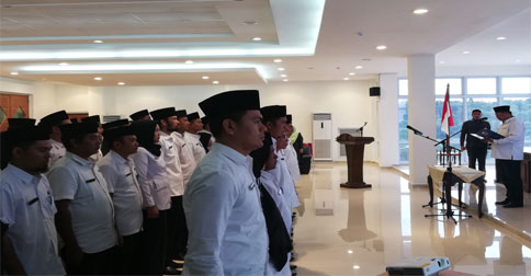 Lantik 86 ASN, Bupati Anambas Berpesan Jangan Melihat Jabatan Empuk, Basah dan Kering