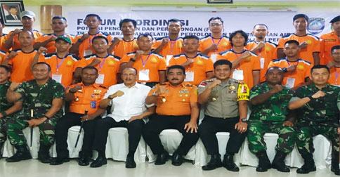 Basarnas Natuna Gelar Pelatihan Pertolongan di Permukaan Air